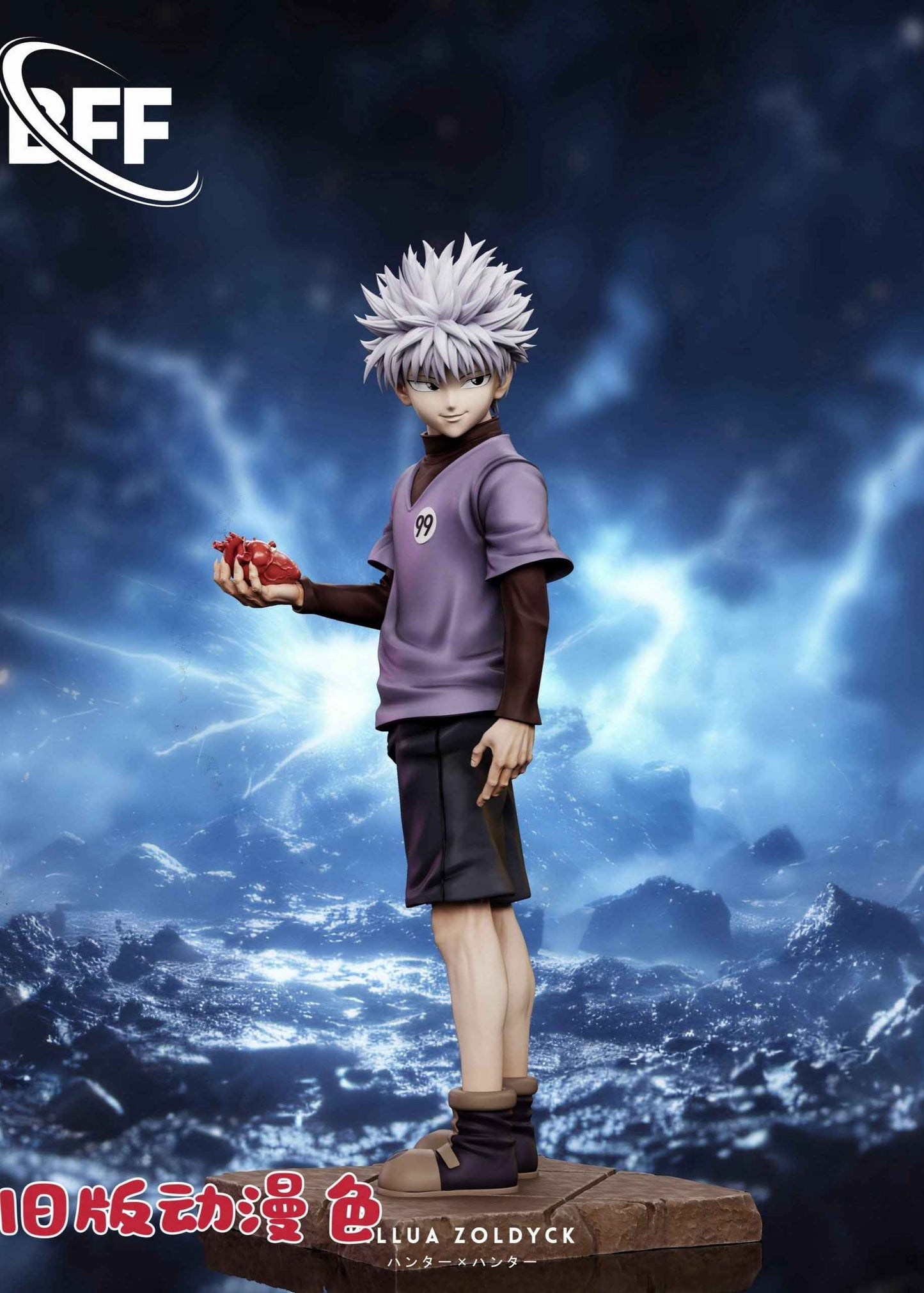 Hunter x Hunter ~ BFF Studio ~ Killua Zoldyck ~ Resin Statue - Santoryu Resins Collectors