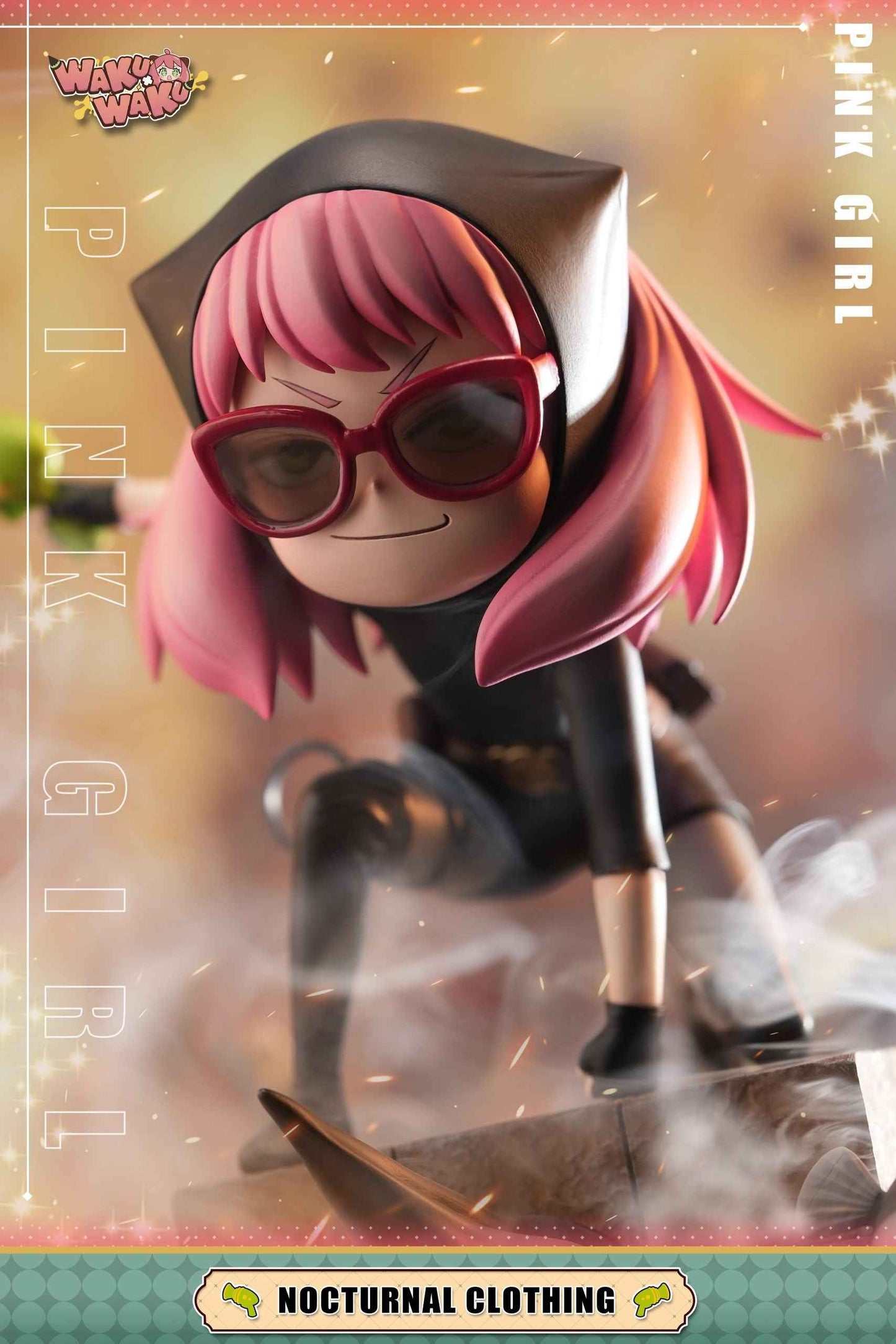 Spy x Family ~ WakuWaku Studio ~ Anya Forger Cosplay Spy Nocturnal Clothes ~ Resin Statue - Santoryu Resins Collectors