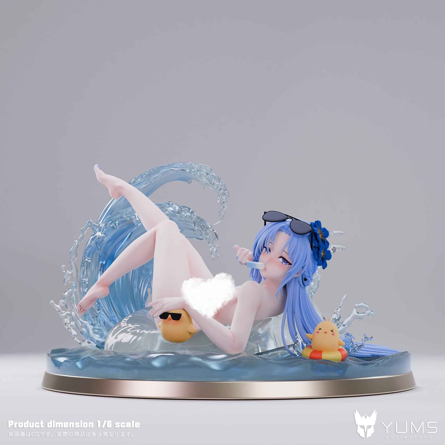 Azur Lane ~ YUMS-Collectors ~ "Summer Skins": Alsace "Heat-Beating Summer Sacrament" & Mogador "Locker Room Lechery" ~ +18 Resin Statues - Santoryu Resins Collectors