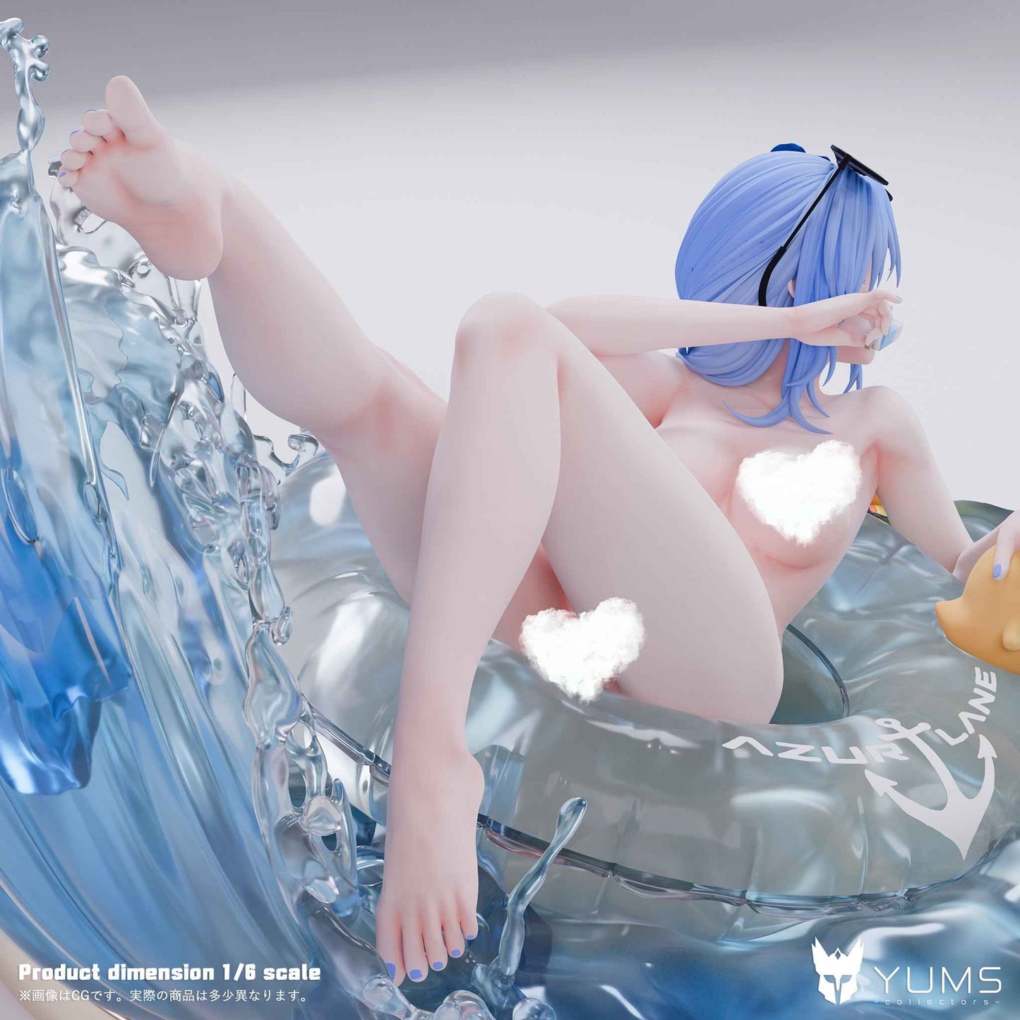 Azur Lane ~ YUMS-Collectors ~ "Summer Skins": Alsace "Heat-Beating Summer Sacrament" & Mogador "Locker Room Lechery" ~ +18 Resin Statues - Santoryu Resins Collectors