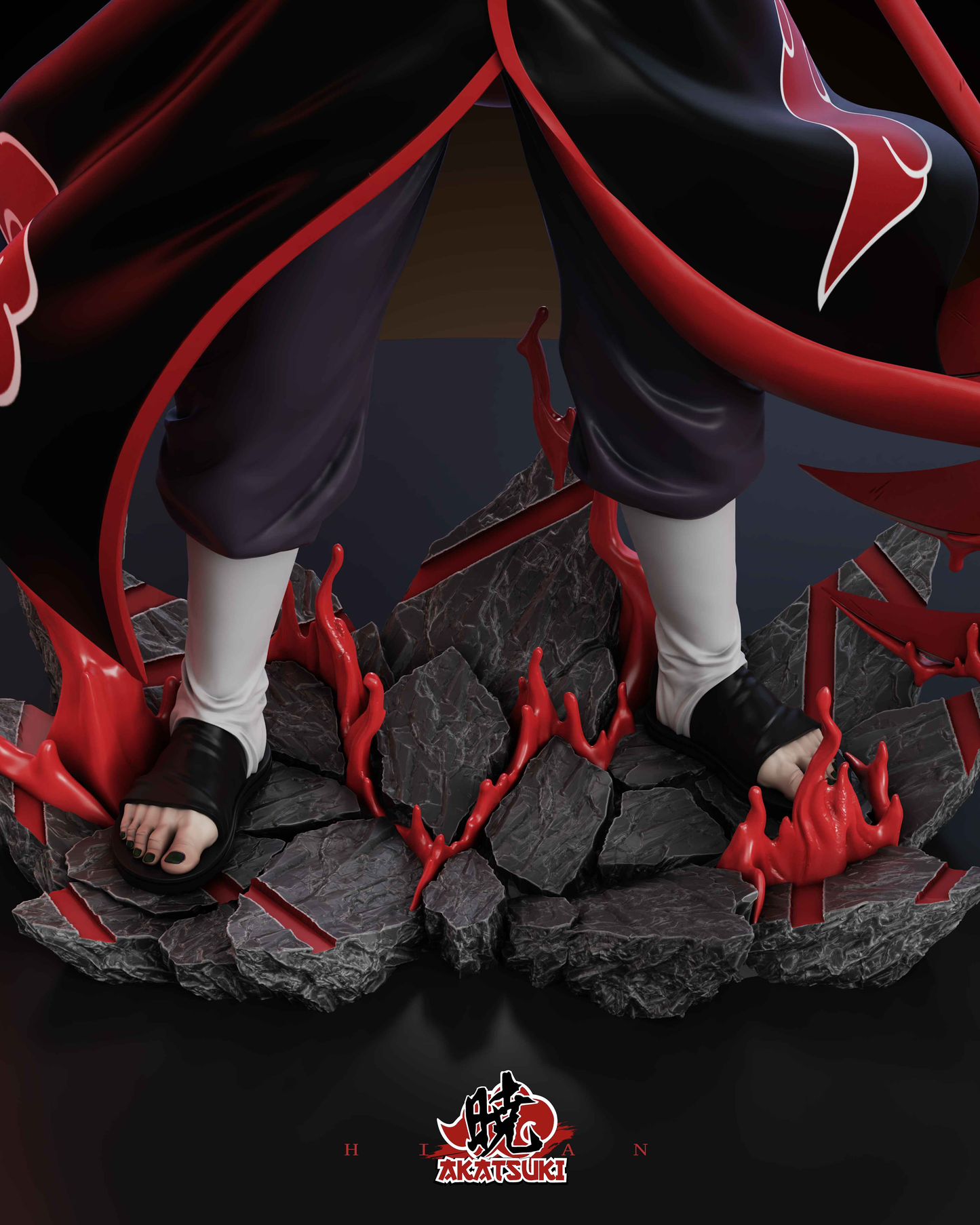 Naruto ~ Akatsuki Studio ~ Hidan ~ Resin Statue - Santoryu Resins Collectors