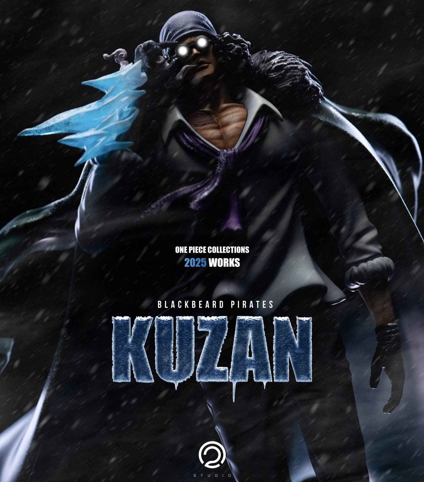 One Piece C2 Studio Blackbeard Pirates Captain Kuzan Resin Statue - Santoryu Resins Collectors