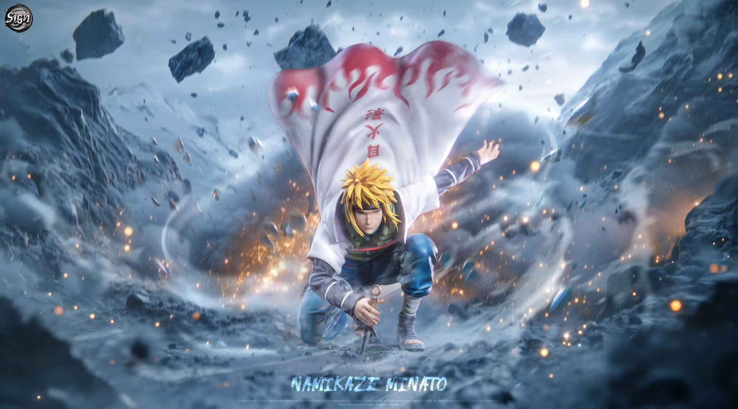 Naruto ~ Sign Studio ~ Minato Namikaze "The Fourth Hokage" ~ Resin Statue - Santoryu Resins Collectors