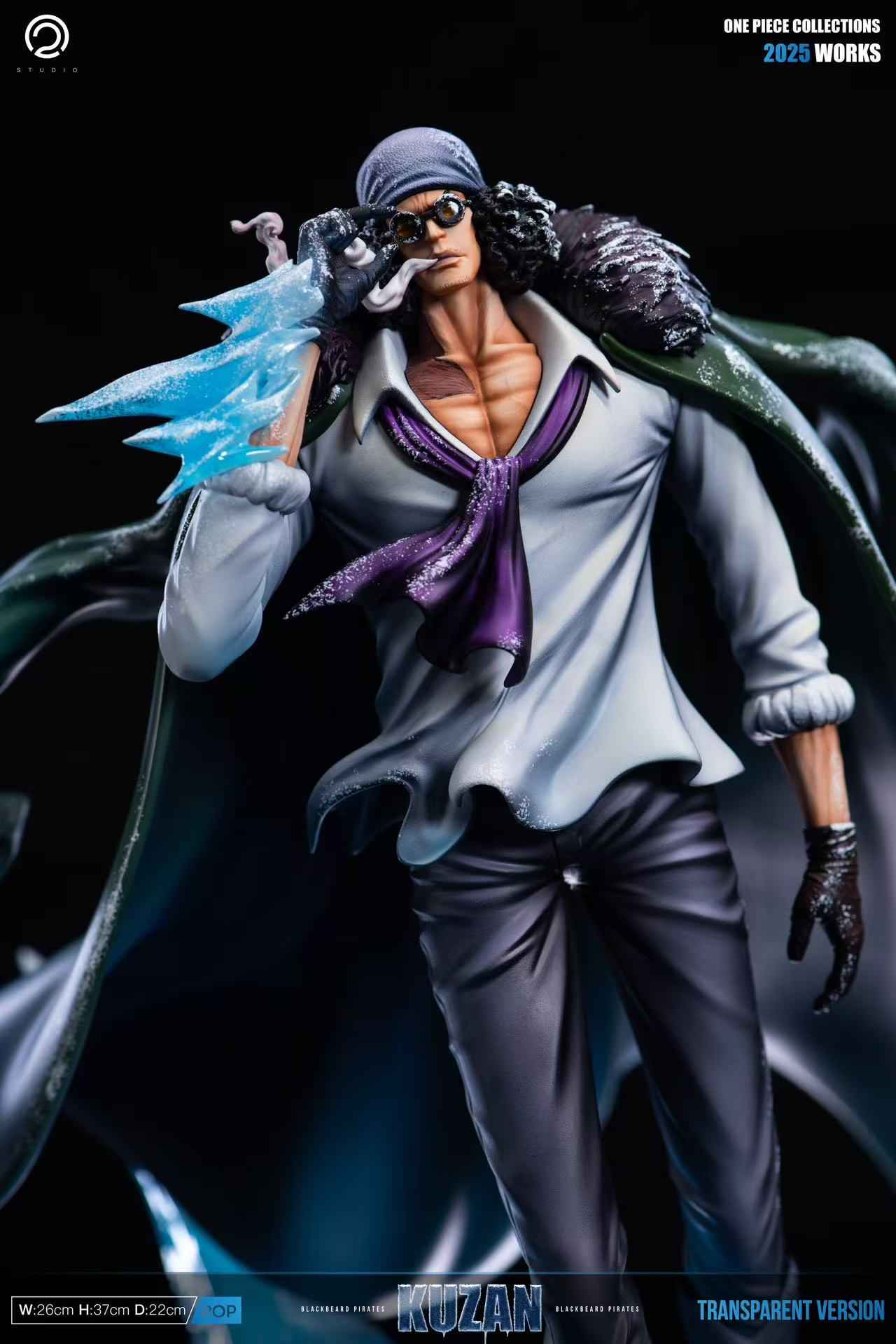 One Piece C2 Studio Blackbeard Pirates Captain Kuzan Resin Statue - Santoryu Resins Collectors
