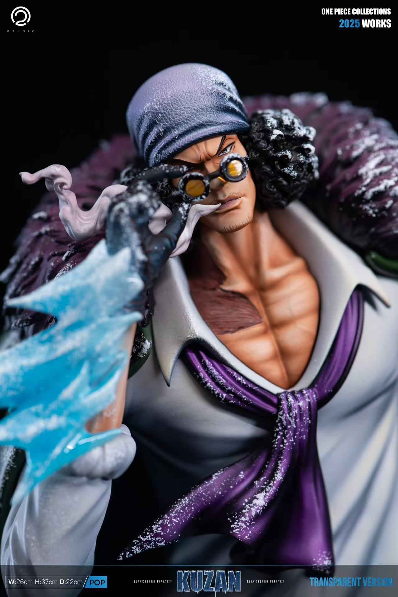 One Piece C2 Studio Blackbeard Pirates Captain Kuzan Resin Statue - Santoryu Resins Collectors