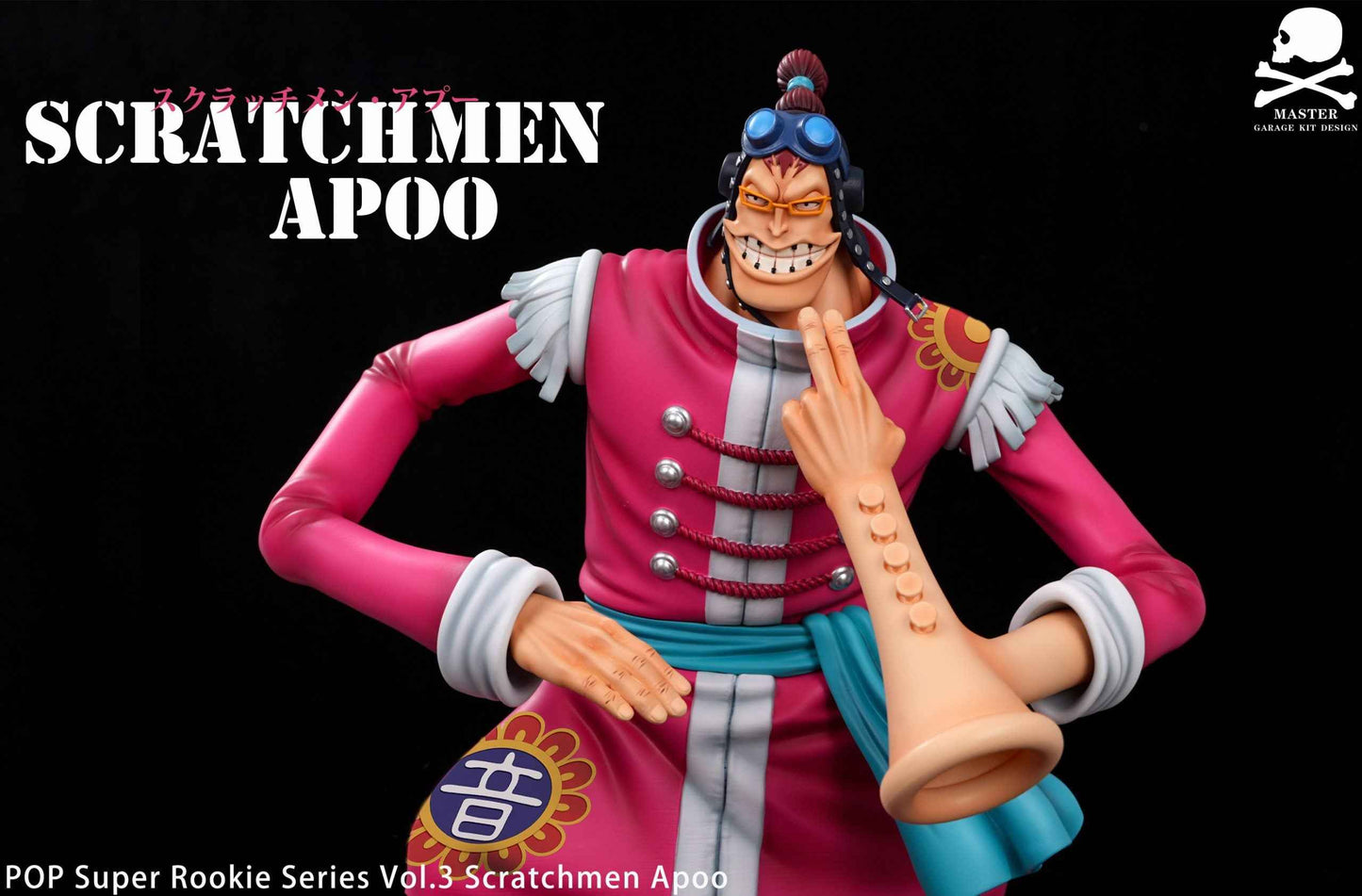 One Piece ~ Master Studio ~ Scratchmen Apoo ~ Resin Statue - Santoryu Resins Collectors