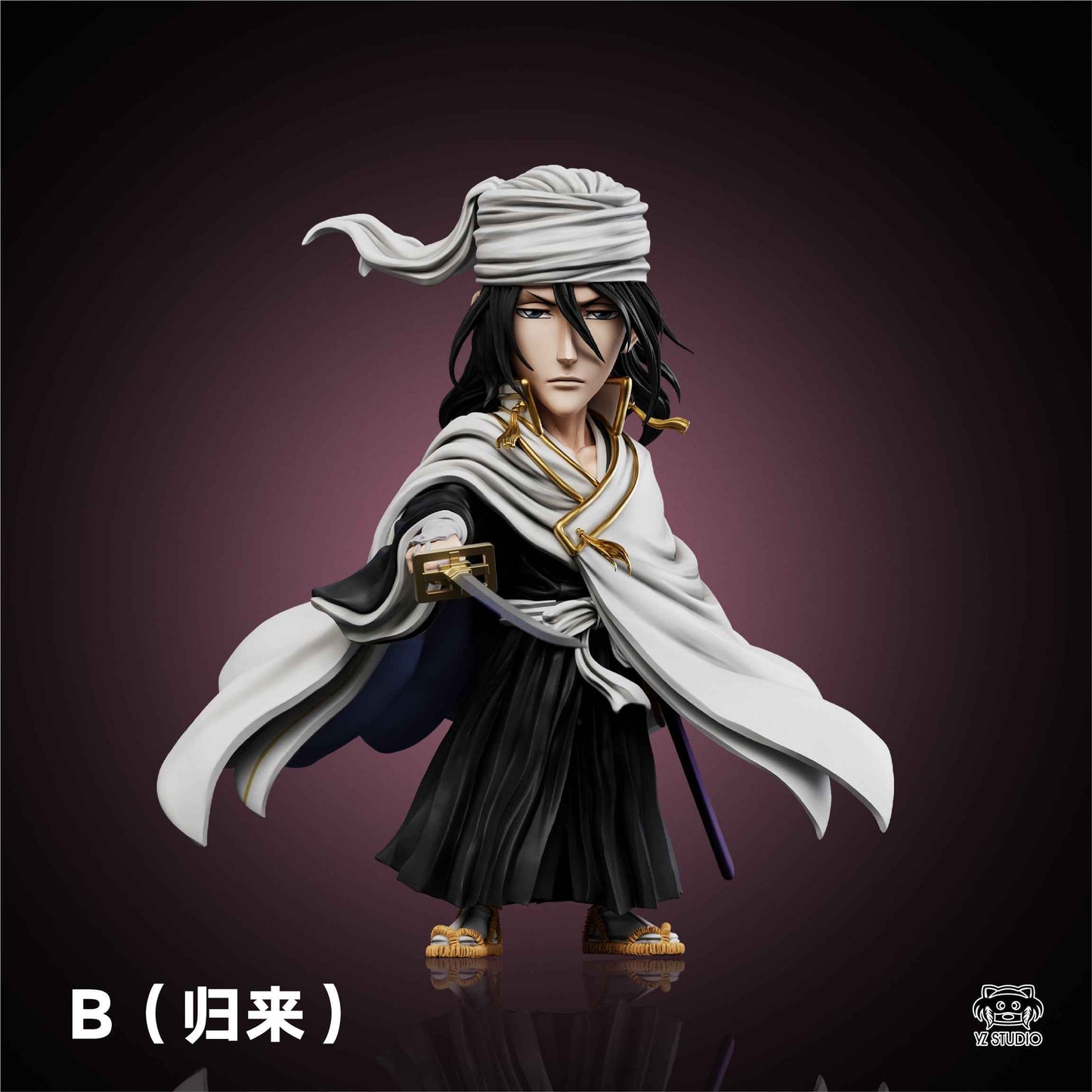 Bleach ~ YZ Studio ~ Senbonzakura Kageyoshi Kuchiki Byakuya WCF Scale ~ Resin Statue - Santoryu Resins Collectors