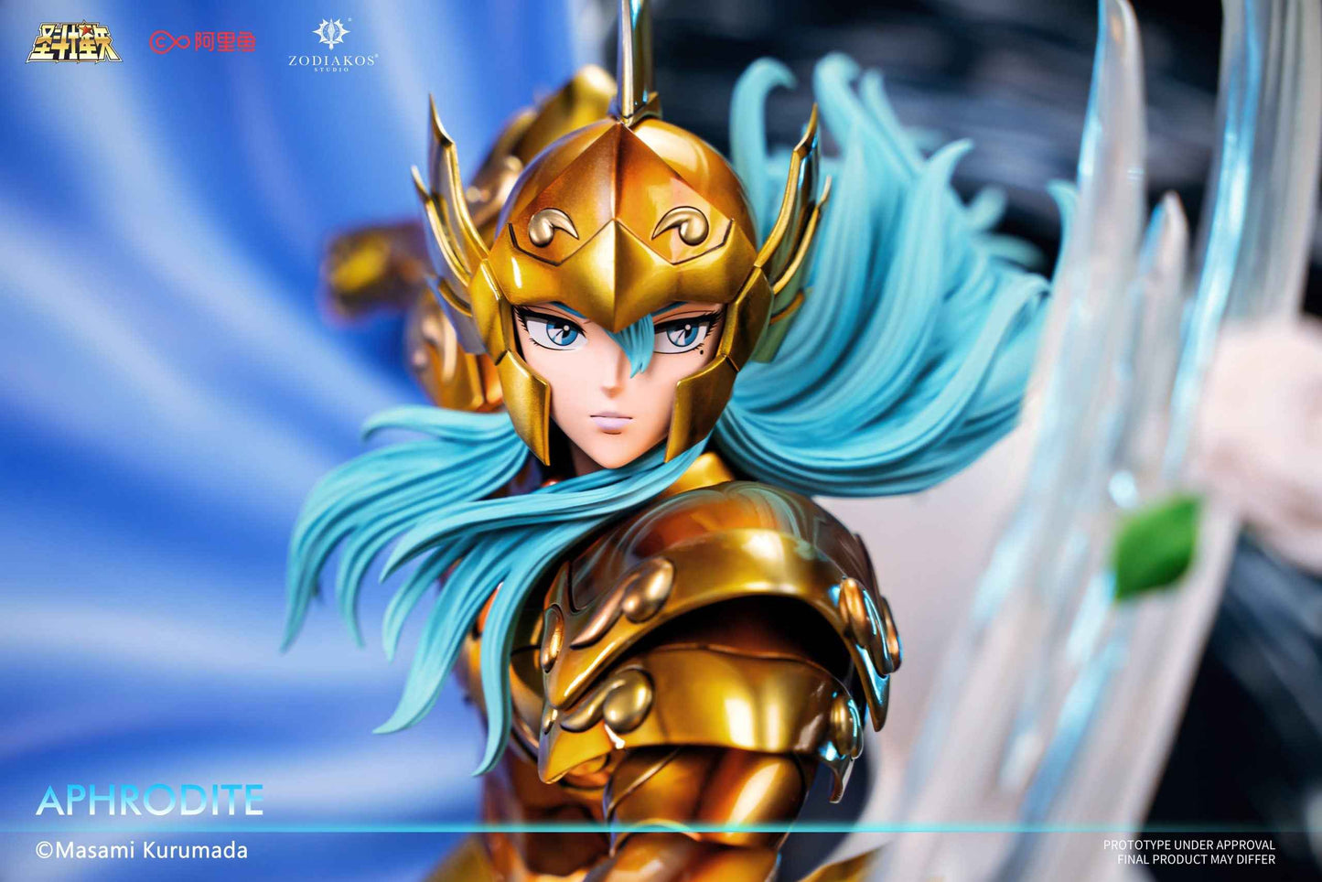 Saint Seiya ~ Zodiakos Studio ~ Aphrodite "the Golden Saint of Pisces temple" ~ Licensed Resin Statue - Santoryu Resins Collectors