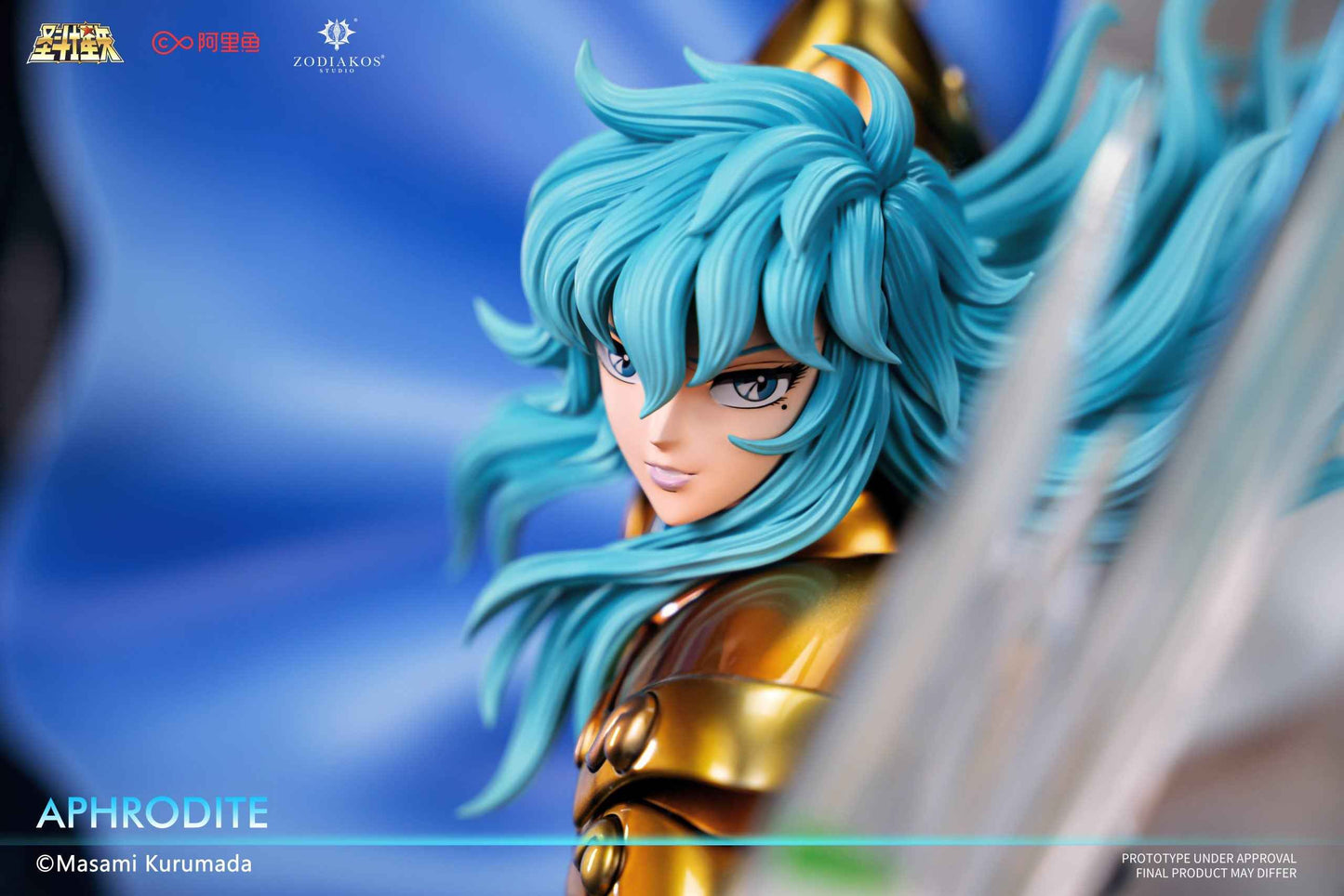 Saint Seiya ~ Zodiakos Studio ~ Aphrodite "the Golden Saint of Pisces temple" ~ Licensed Resin Statue - Santoryu Resins Collectors