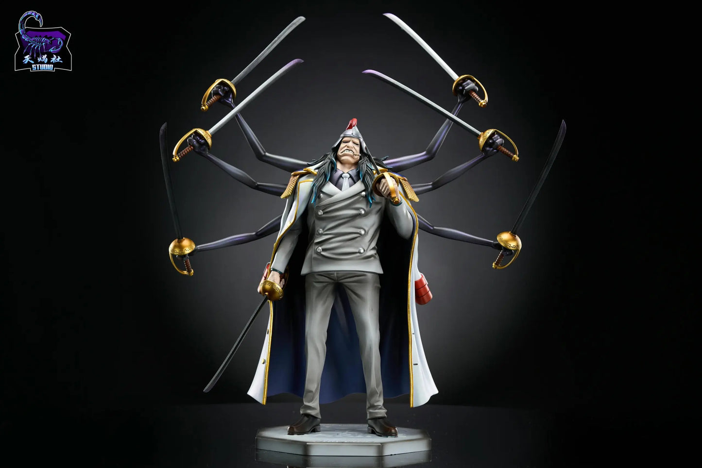 One Piece Tian Xie She Studio Vice Admiral Onigumo Resin Statue