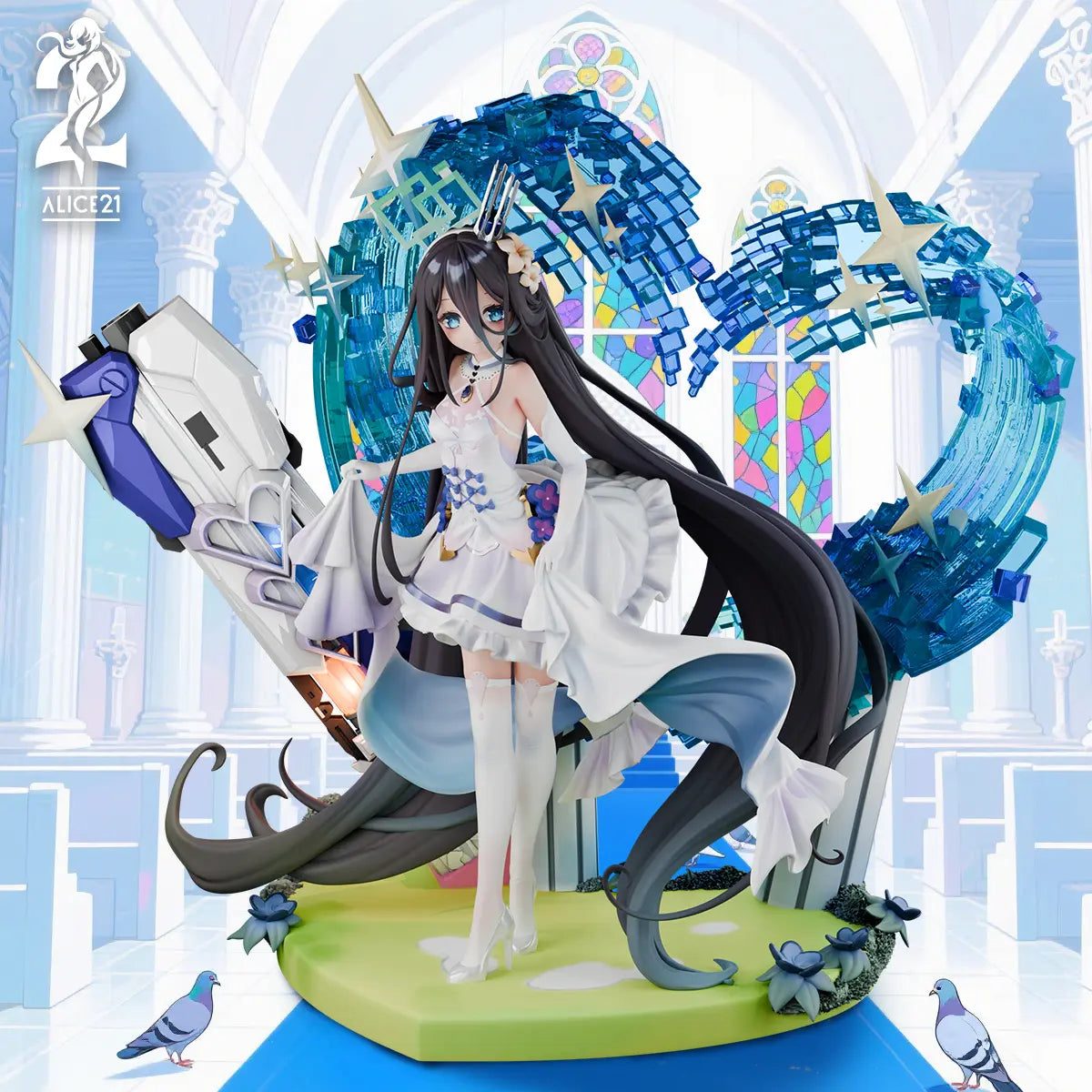 Blue Archive Alice21 Studio White Oath Stellar Pact Tendou Alice Resin Statue