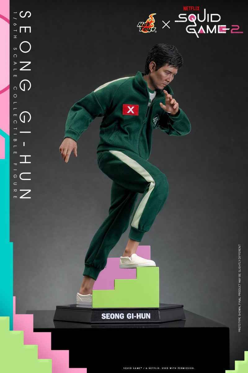 Squid Game 2 ~ Hot Toys ~ Seong Gi Hun ~ Licensed Action Figure - Santoryu Resins Collectors