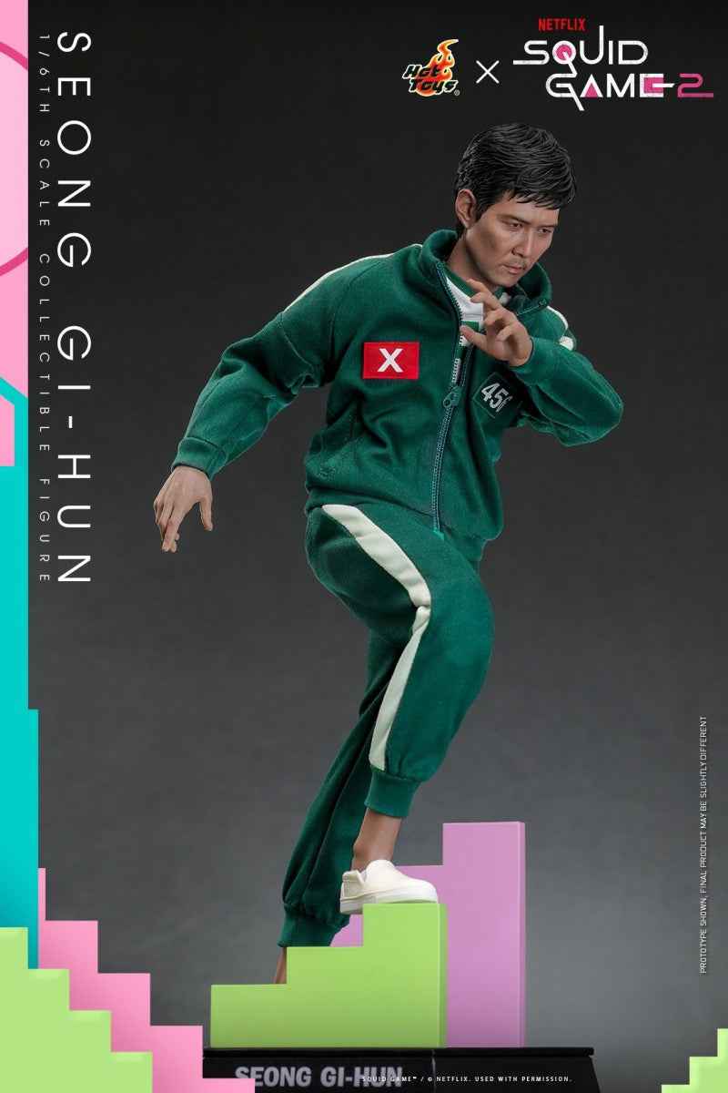 Squid Game 2 ~ Hot Toys ~ Seong Gi Hun ~ Licensed Action Figure - Santoryu Resins Collectors