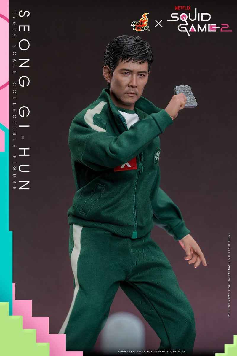 Squid Game 2 ~ Hot Toys ~ Seong Gi Hun ~ Licensed Action Figure - Santoryu Resins Collectors