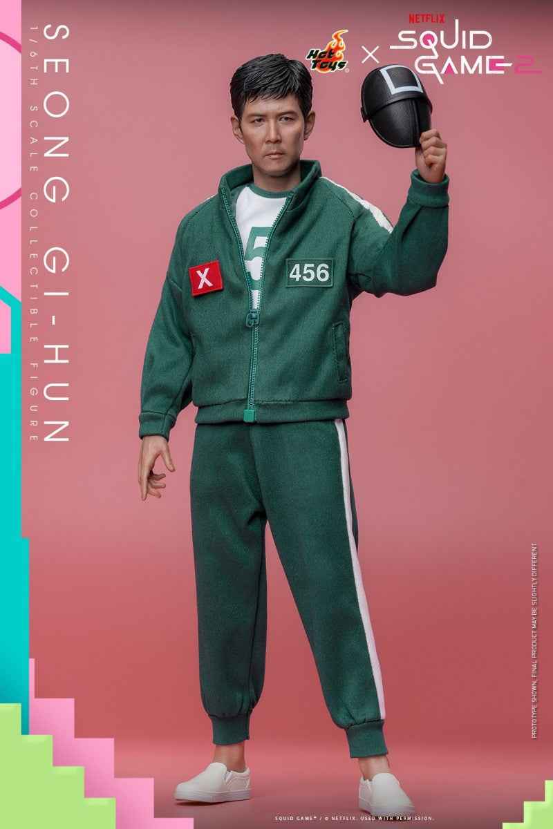 Squid Game 2 ~ Hot Toys ~ Seong Gi Hun ~ Licensed Action Figure - Santoryu Resins Collectors