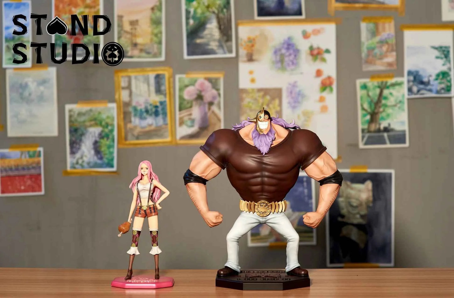 One Piece ~ Stand Studio ~ Jesus Burgess ~ Resin Statue - Santoryu Resins Collectors