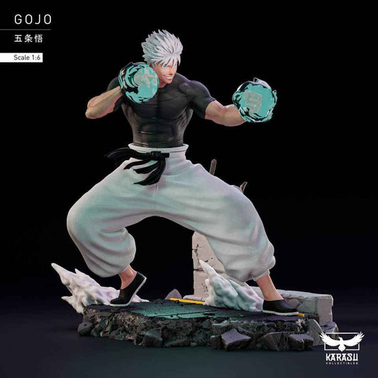 Jujutsu Kaisen ~ Karasu Collectibles ~ Satoru Gojo ~ Resin Statue - Santoryu Resins Collectors