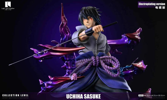Naruto ~ Light And Shadow Studio ~ Uchiha Sasuke ~ Resin Statue - Santoryu Resins Collectors