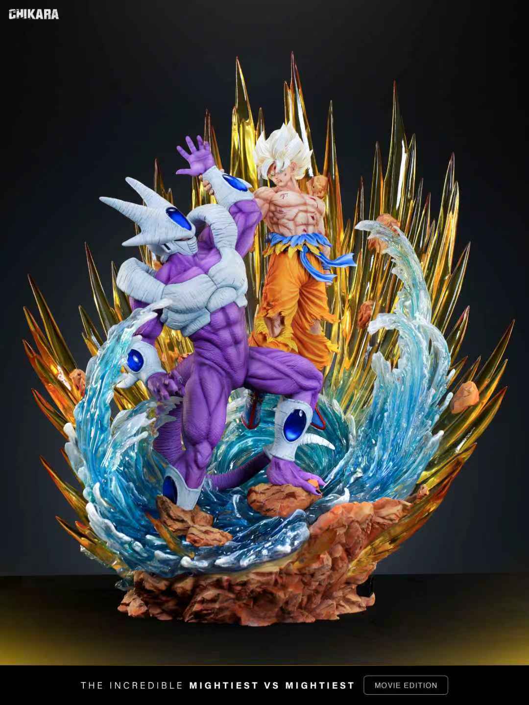 Dragon Ball Chikara Studio Son Goku vs Cooler Resin Statue