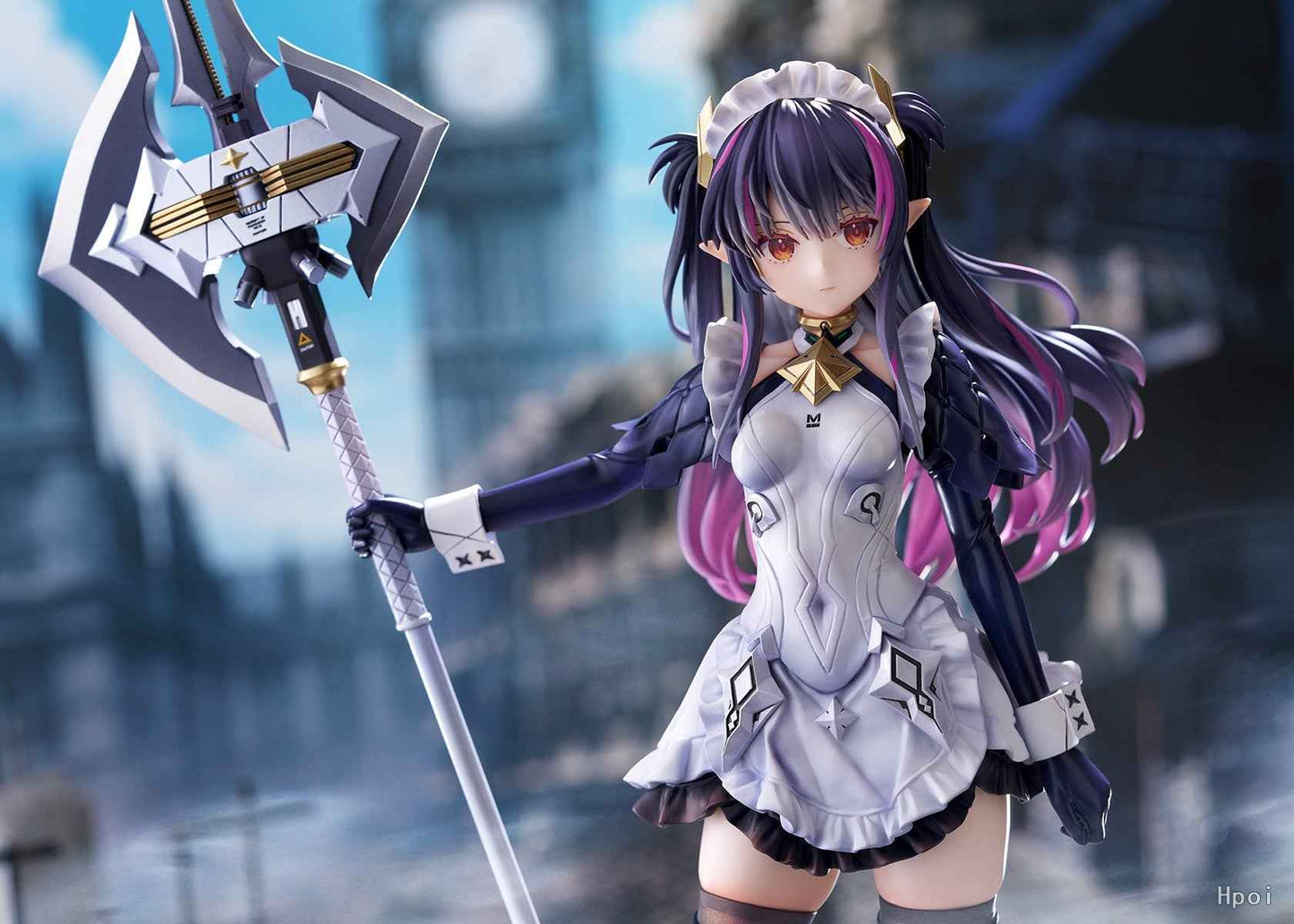 Original Design ~ quesQ ~ Belongs to Mars District 13 Middle Close-quarters Combat Type M.A.I.D Mary ~ Licensed PVC Figure - Santoryu Resins Collectors