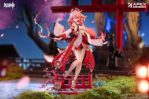 Genshin Impact ~ APEX-TOYS ~ Yae Miko ~ Licensed PVC Figure - Santoryu Resins Collectors