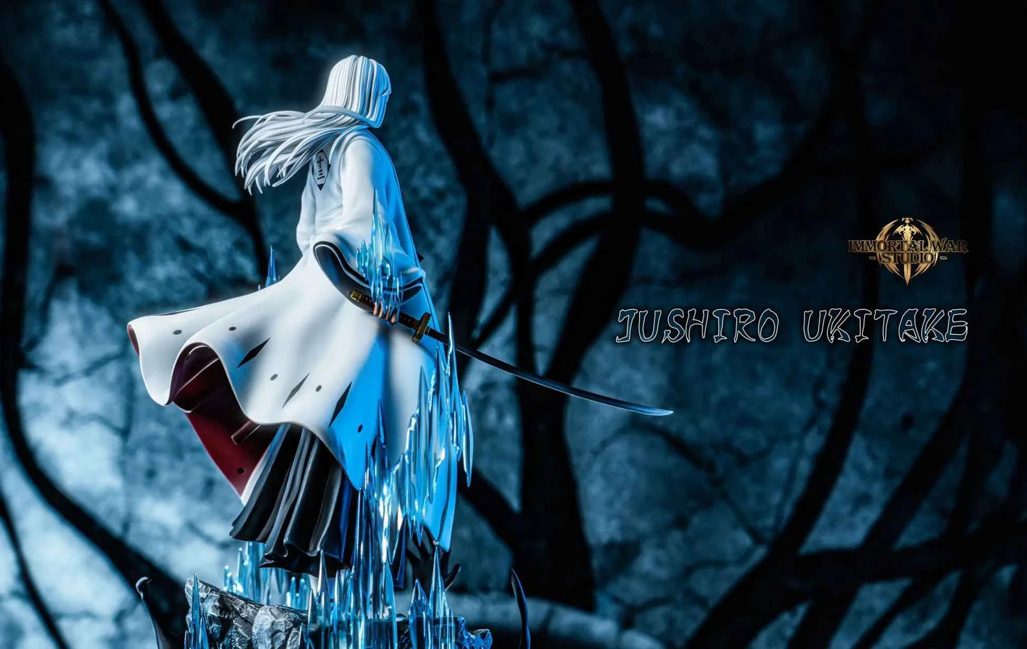 Bleach: Thousand Year Blood War ~ Immortal War (IW) Studio ~ Jushiro Ukitake ~ Resin Statue - Santoryu Resins Collectors