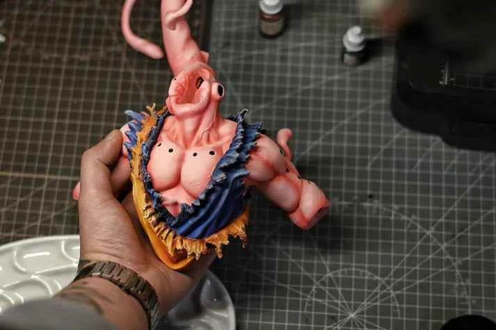 Dragon Ball ~ WL Studio ~ Vegito vs. Buuhan ~GK Resin Statue - Santoryu Resins Collectors