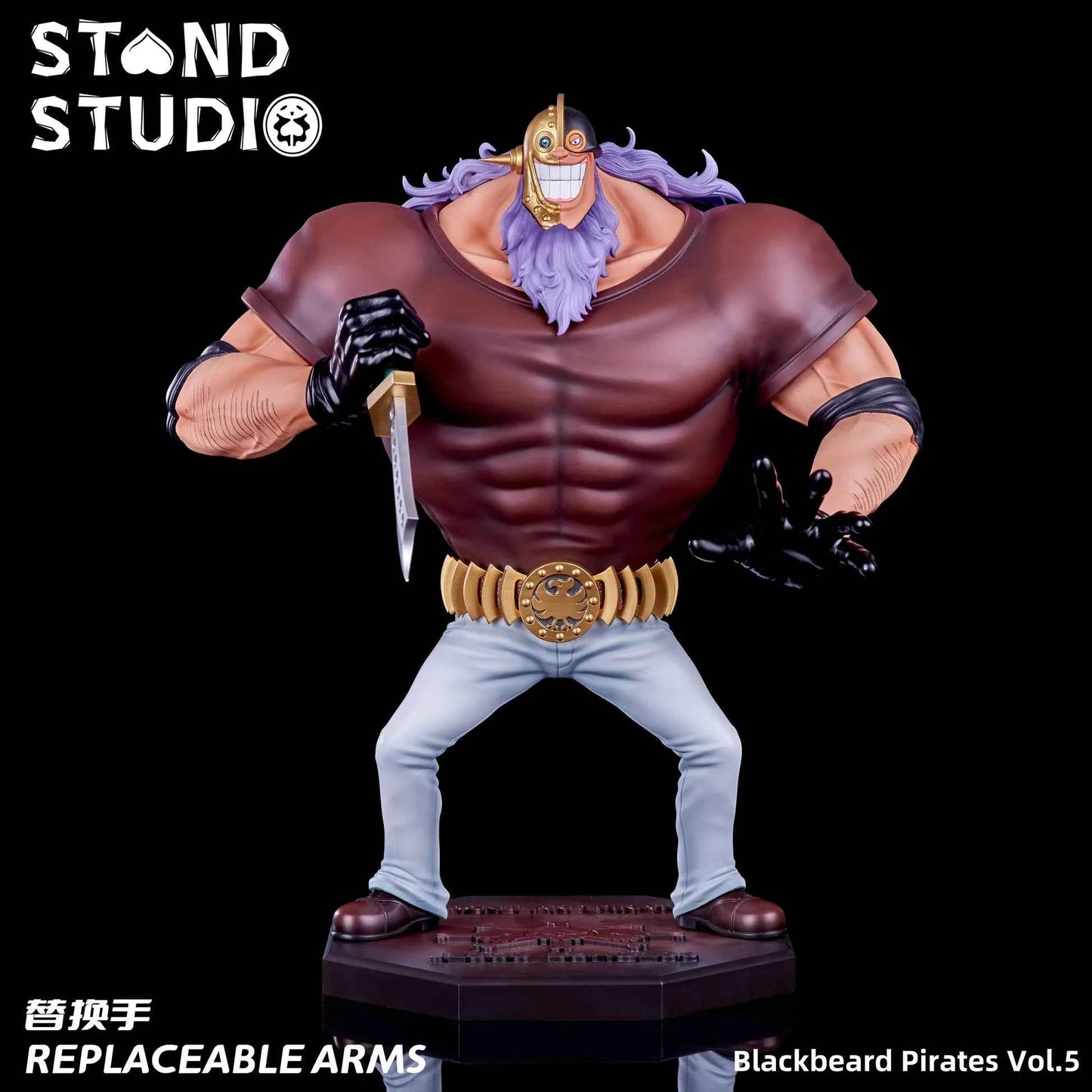 One Piece ~ Stand Studio ~ Jesus Burgess ~ Resin Statue - Santoryu Resins Collectors