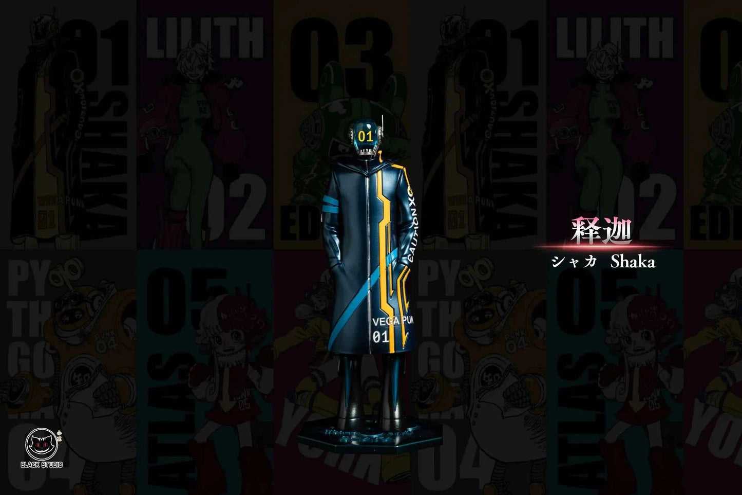 One Piece ~ Black Studio ~ 7 Vegapunk Members ~ GK Resin Statue - Santoryu Resins Collectors