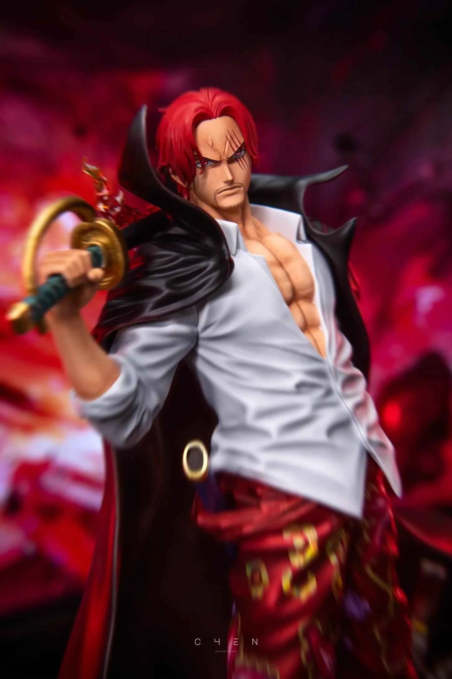One Piece LX Studio Shanks V2 Resin Statue - Santoryu Resins Collectors