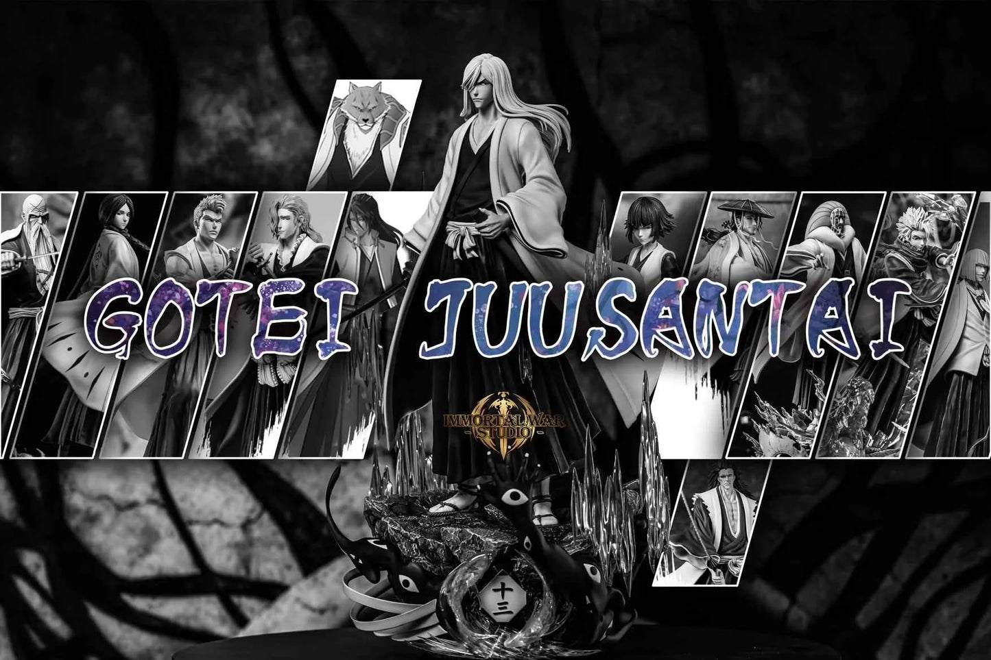 Bleach: Thousand Year Blood War ~ Immortal War (IW) Studio ~ Jushiro Ukitake ~ Resin Statue - Santoryu Resins Collectors