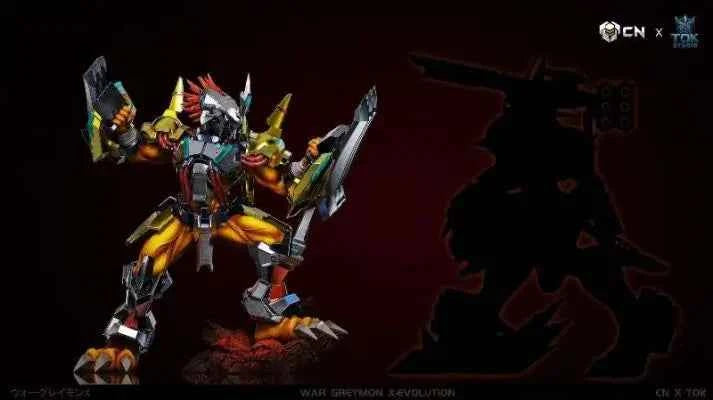 Digimon TOK Studio WarGreymon X Evolution Resin Statue