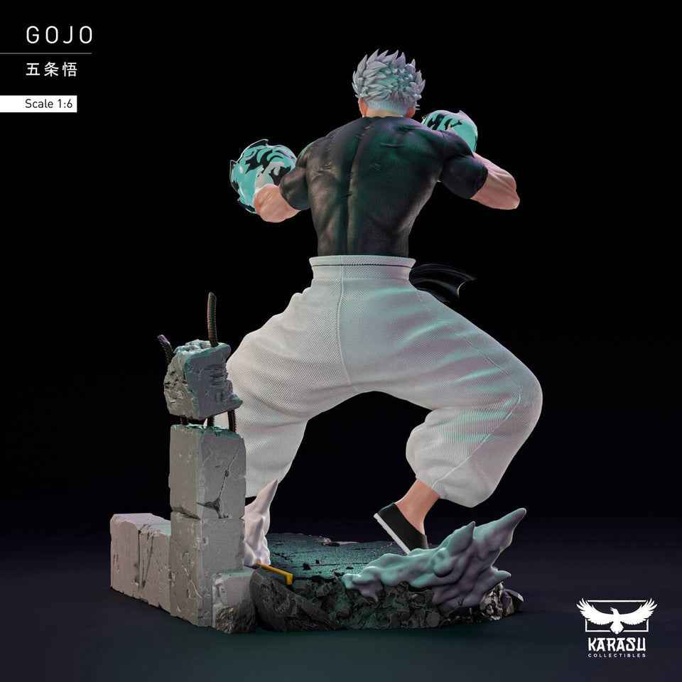 Jujutsu Kaisen ~ Karasu Collectibles ~ Satoru Gojo ~ Resin Statue - Santoryu Resins Collectors