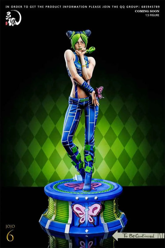 Jojo's Bizarre Adventure ~ Ling Hu Studio ~ Jolyne Cujoh ~ Resin Statue - Santoryu Resins Collectors