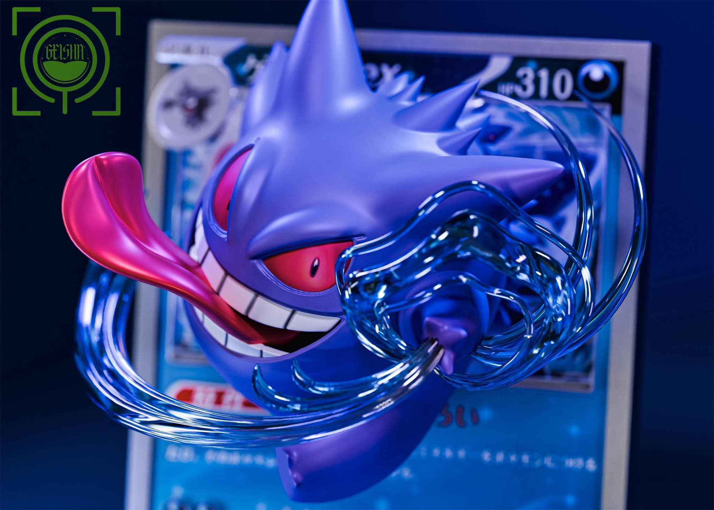 Pokémon ~ Geisha Studio ~ Gengar 2.0 "Pokémon Card" ~ Resin Statue - Santoryu Resins Collectors