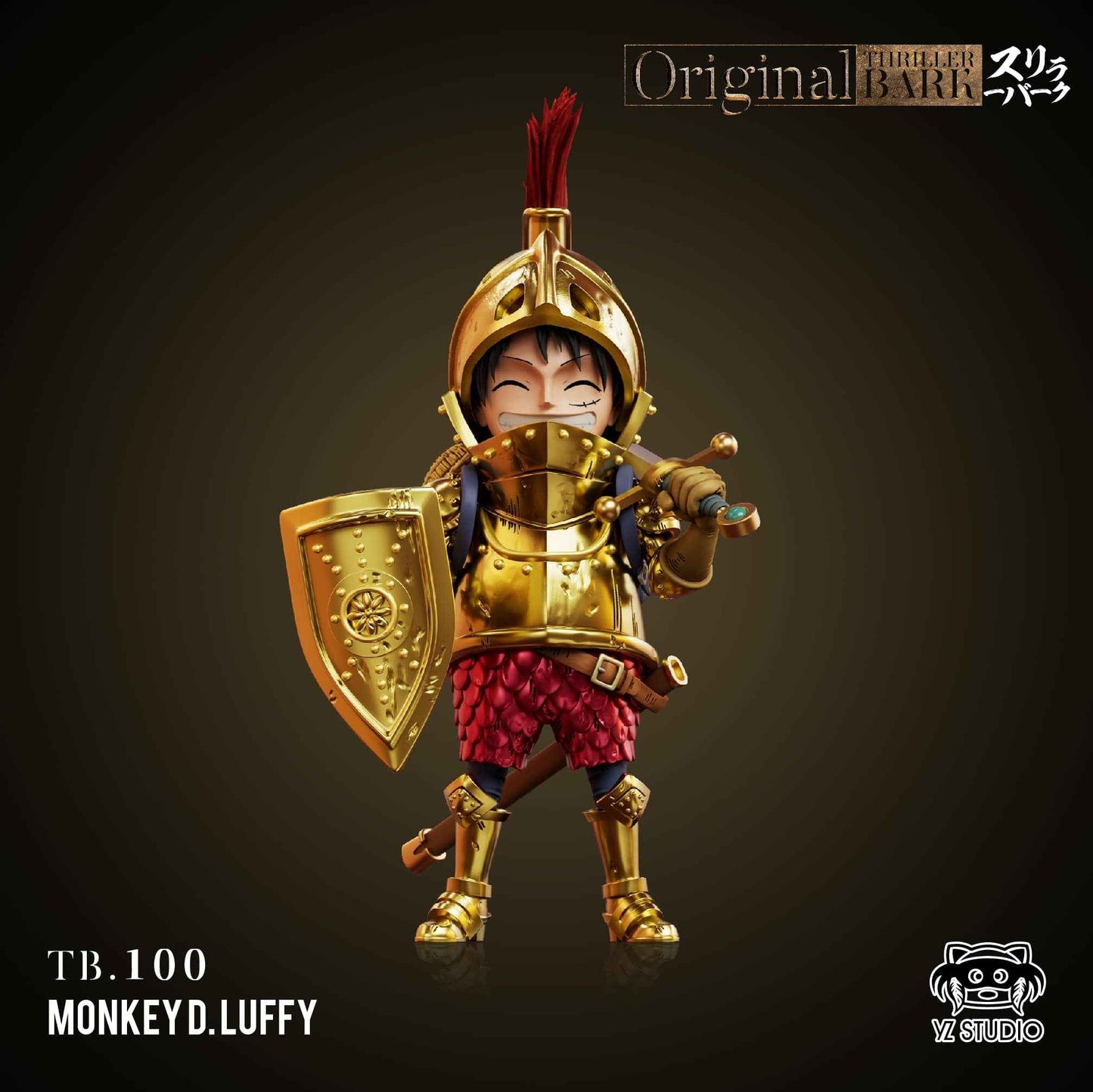 One Piece ~ Yz Studio ~ Golden Armor Monkey D. Luffy WCF Scale ~ Resin Statue - Santoryu Resins Collectors