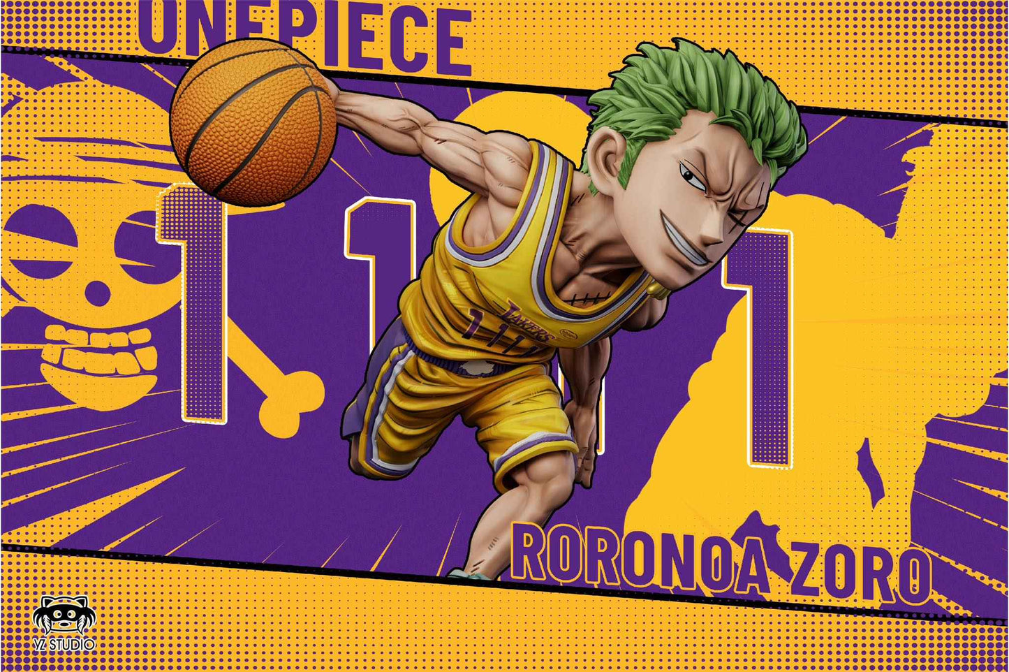 One Piece ~ Yz Studio ~ Dream Team: Roronoa Zoro WCF Scale ~ Resin Statue - Santoryu Resins Collectors