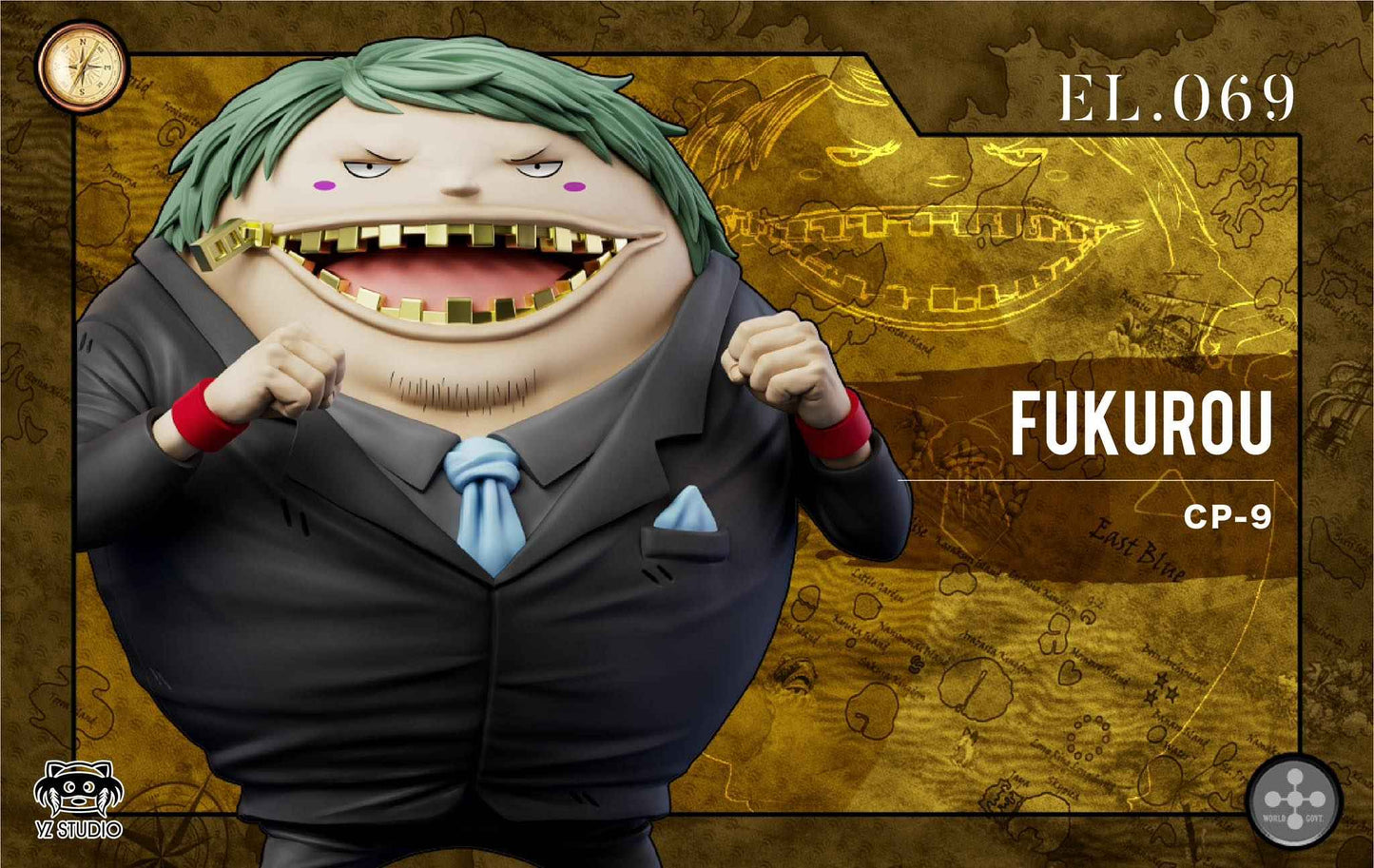 One Piece ~ Yz Studio ~ CP9 Fukurou WCF Scale ~ Resin Statue - Santoryu Resins Collectors