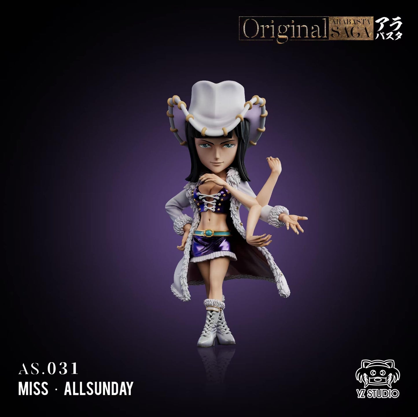 One Piece ~ Yz Studio ~ Nico Robin Miss All Sunday AS.031 WCF Scale ~ Resin Statue - Santoryu Resins Collectors