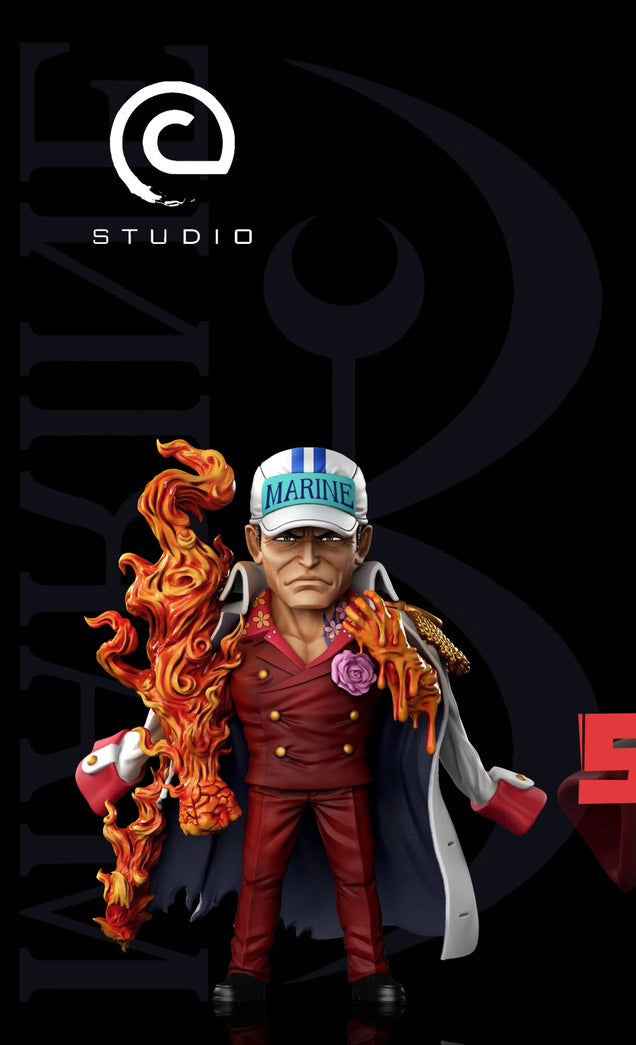 One Piece ~ C Studio ~ Sakazuki Akainu WCF Scale ~ Resin Statue - Santoryu Resins Collectors