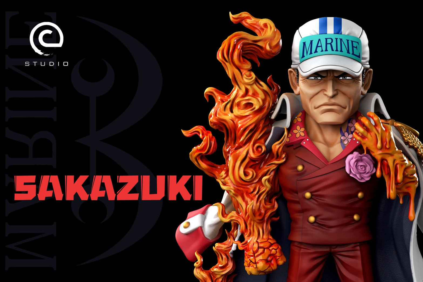 One Piece ~ C Studio ~ Sakazuki Akainu WCF Scale ~ Resin Statue - Santoryu Resins Collectors