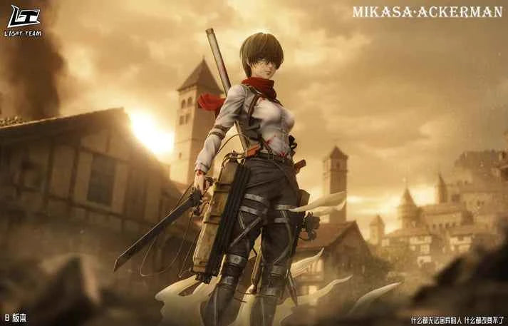 Attack On Titan ~ Light Team Studio ~ Mikasa Ackerman ~ Resin Statue - Santoryu Resins Collectors