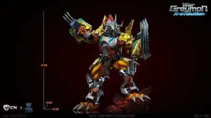 Digimon TOK Studio WarGreymon X Evolution Resin Statue