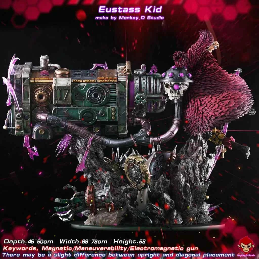 One Piece ~ Monkey D Studio ~ Eustass Kid ~ Resin Statue - Santoryu Resins Collectors