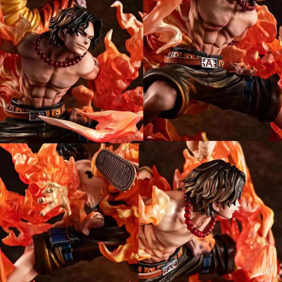 One Piece ~ Megahouse ~ Luffy and Ace Brotherhood Portrait Of Pirates POP Maximum ~ Licensed PVC Figure - Santoryu Resins Collectors