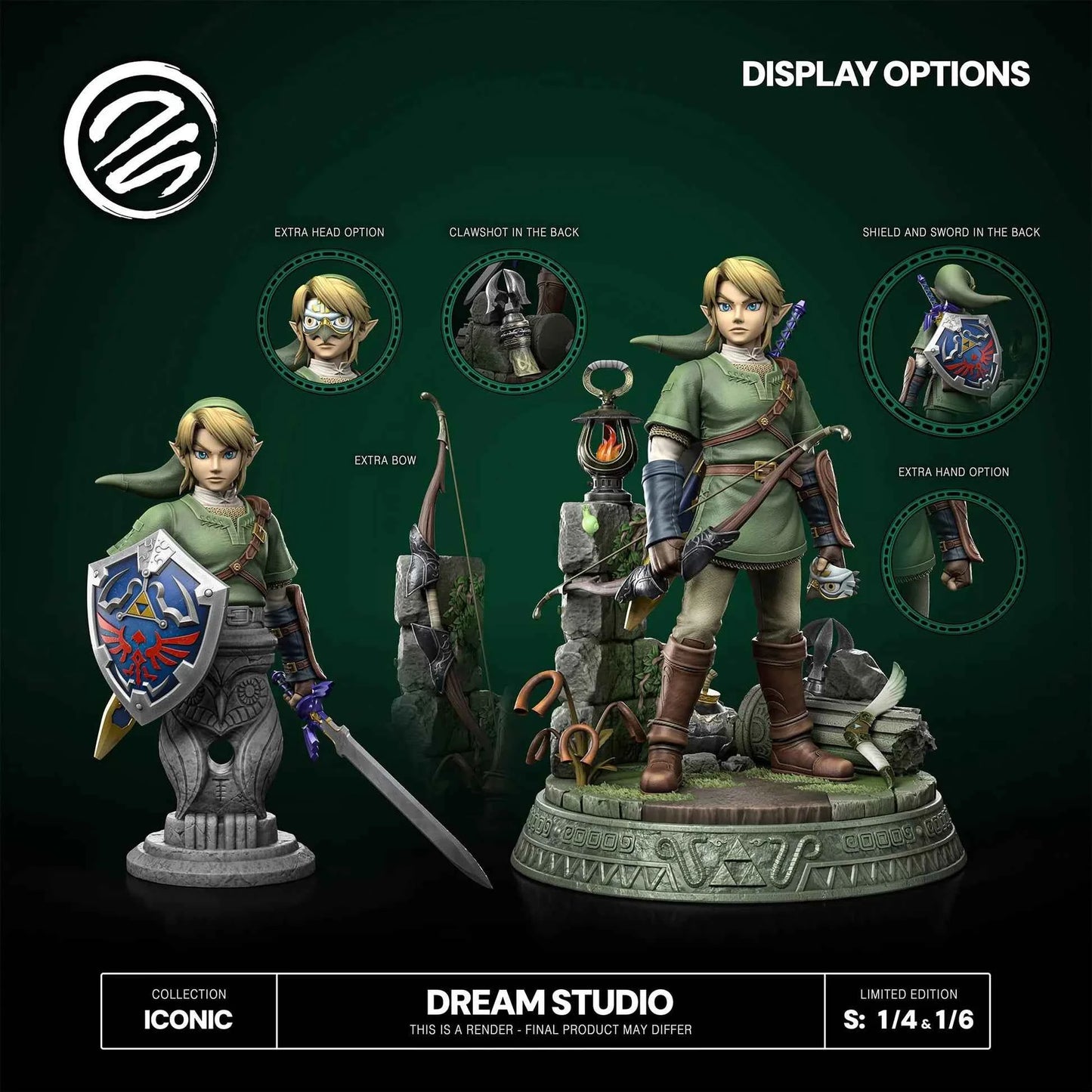 The Legend of Zelda ~ Dream Studio ~ Link Hero Of Twilight ~ Resin Statue - Santoryu Resins Collectors