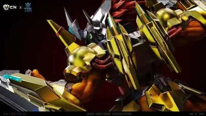 Digimon TOK Studio WarGreymon X Evolution Resin Statue