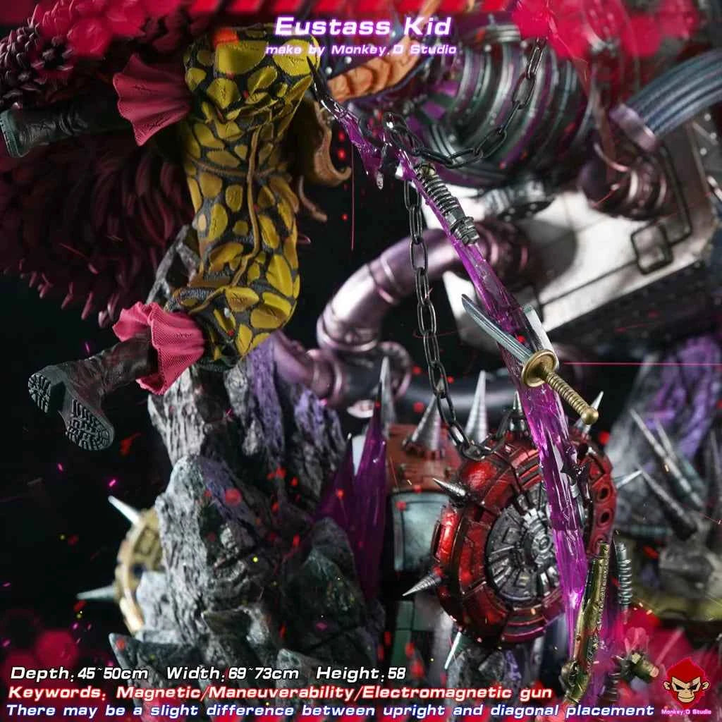 One Piece ~ Monkey D Studio ~ Eustass Kid ~ Resin Statue - Santoryu Resins Collectors