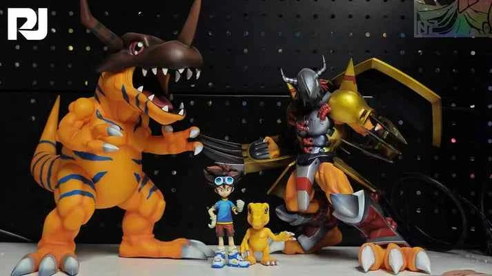 Digimon ~ Jin Hua Studio ~ Tai Kamiya Agumon ~ Resin Statue - Santoryu Resins Collectors