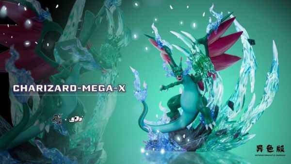Pokémon ~ SJD Yue & Zhi Shi Studio Studio ~ Shiny Mega Charizard ~ Resin Statue - Santoryu Resins Collectors